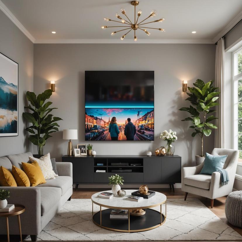 Experience Modern Home Entertainment with LED TV