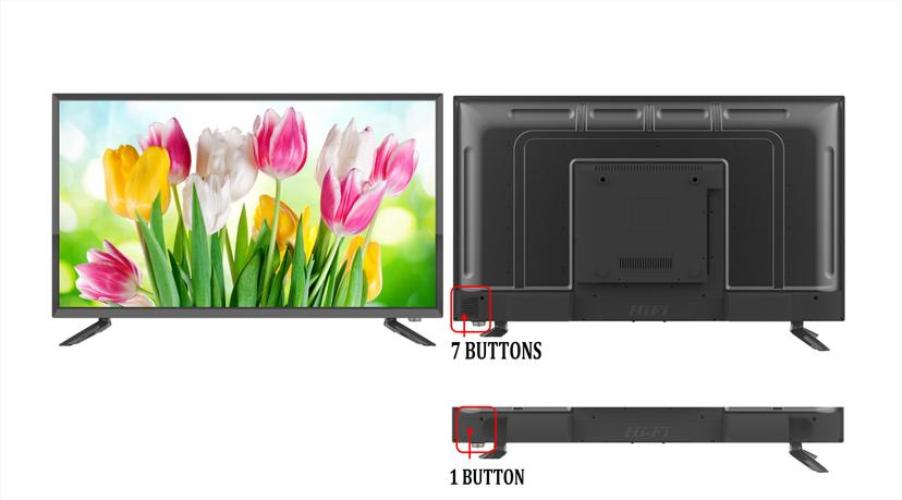 43 inch frame TV